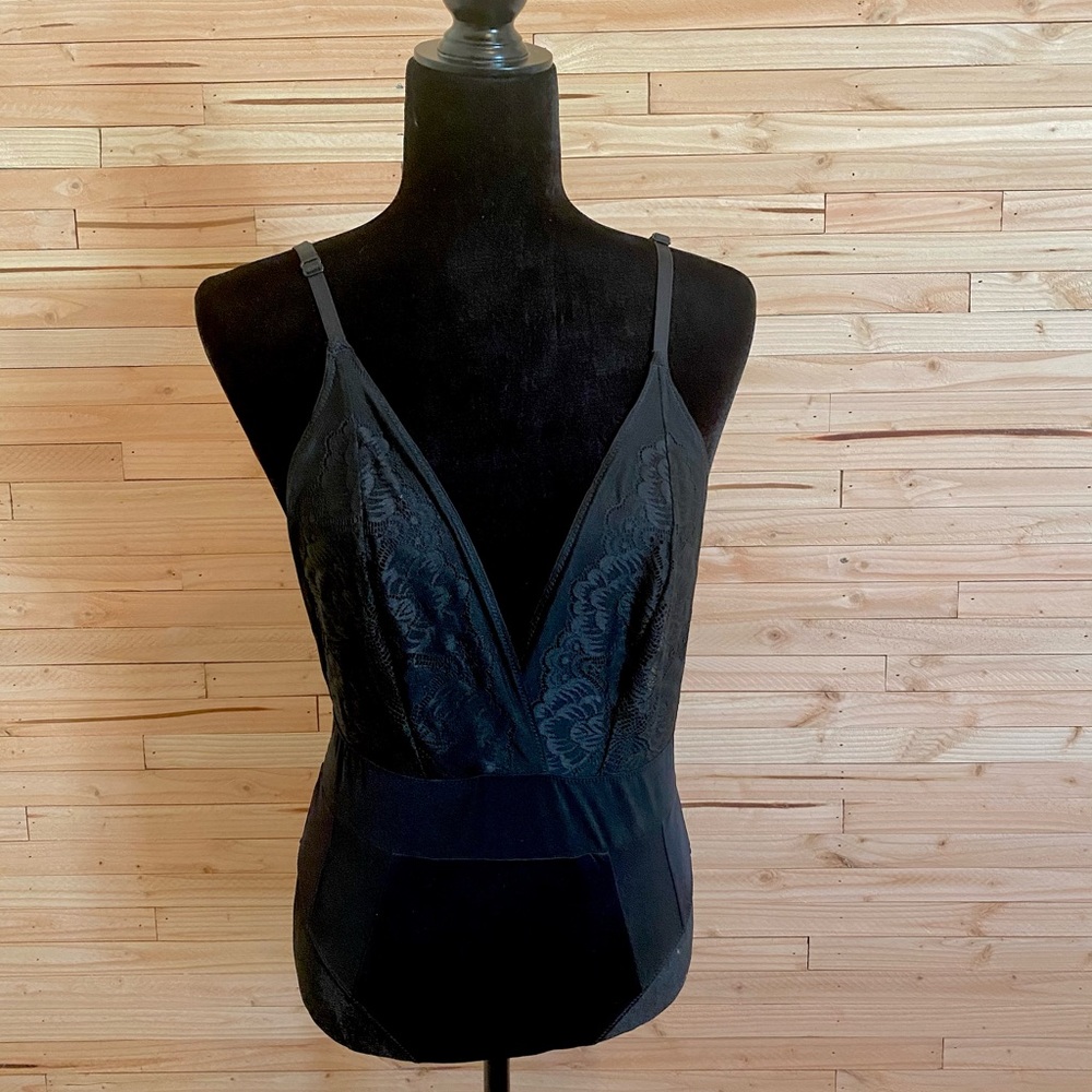 Auden Plunge Lace Bodysuit